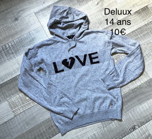 Pull fin gris capuche - pull, À