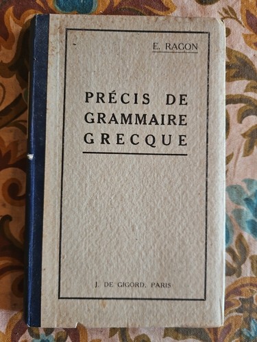 Précis grammaire grecque - de,
