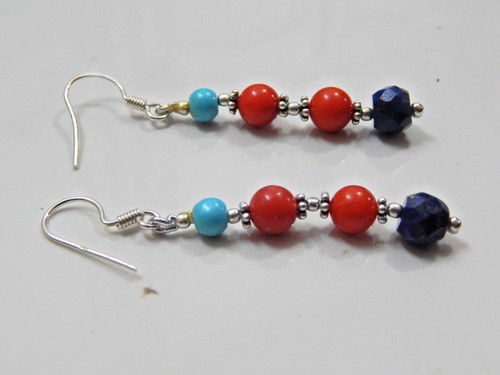 Boucle oreille perles - en,