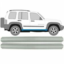 JEEP LIBERTY CHEROKEE KJ 2001-2008 2x Tôle de Réparation de Seuil / Paire