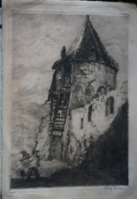 GRAVURE EAU FORTE ORIGINALE