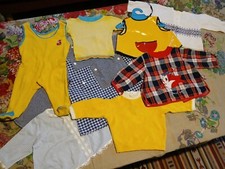 lot 8 vêtements enfants Bébés Vintage Annees 70's
