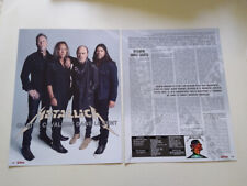 Metallica James Hetfield Kirk Hammett Lars Ulrich Rob Trujillo clippings France