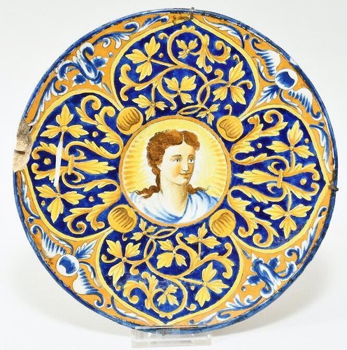 Ancienne assiette portrait