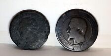 2 Pièces 12 deniers LOUIS XVI au faisceau 1792 + 10 centimes NAPOLEON III 1854