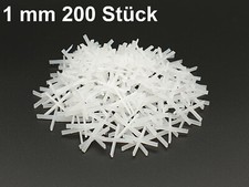 Croisillon 200 Pièces 1 MM Fugenabstandshalter Croix de Carrelage Écarteur