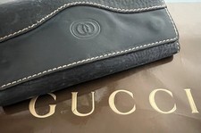 Porte-Clés En Cuir Bleu Lisse