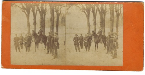 Photo stereo officiers - photo, du
