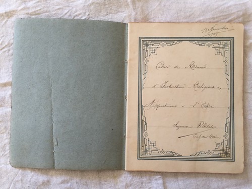 Cahier écolier 1893 - cahier,