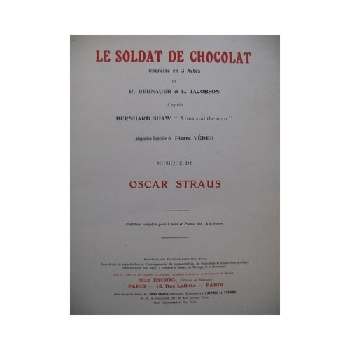 Straus oscar soldat de - oscar, le