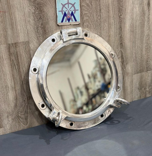 Miroir hublot laiton - miroir,