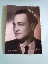 Photo dédicacée LUC ARMON