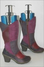 EL NATURALISTA Mi Bottes Bi Matière Cuir Daim Violet T 39 TBE