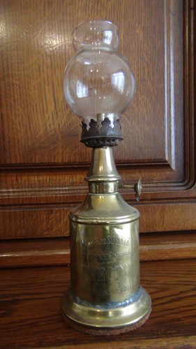 Ancienne lampe pigeon - lampe, "