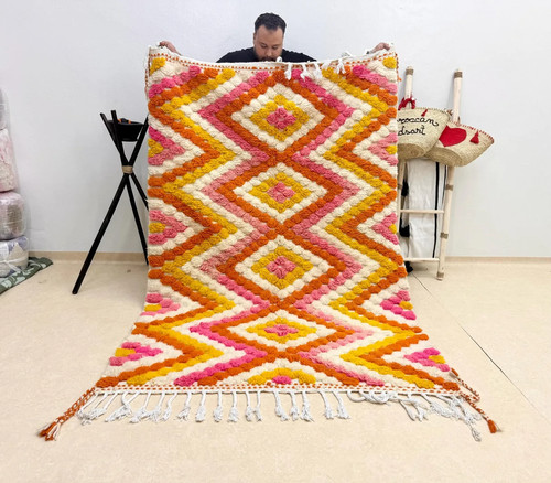 Tapis laine berbère - laine,