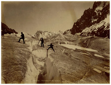 France, Chamonix, traversée