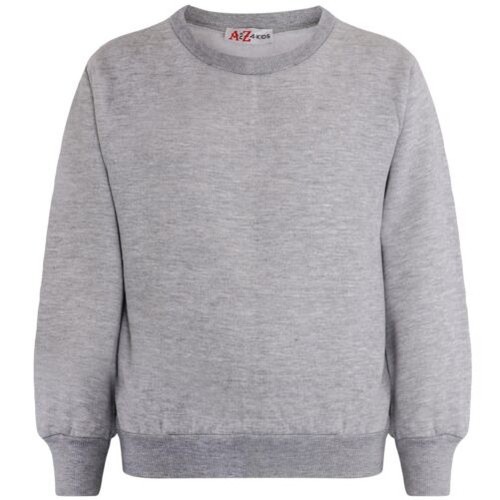 Pull uni gris pour enfants - gris,