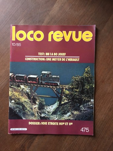 Revue loco - revue, octobre
