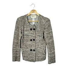 Isabel Marant Etoile - Veste boutonnée en laine mélangée beige et crème devan...