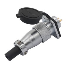 Fiche + douille soudure alliage à base de zinc Φ16mm 2/3/4/5/7/9/10 broches 50