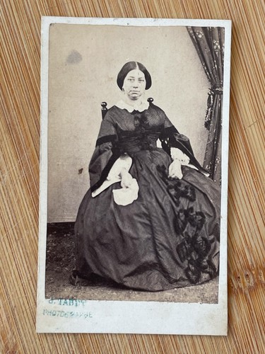 Photo carte cdv portrait femme - carte,