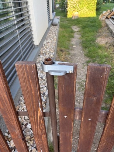 Portail jardin loquet clôture - portail,