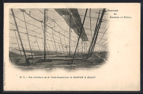 Carte postale cirque barnum - carte,