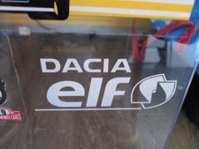 Sticker autocollant Dacia Elf collage intérieur vitre année 90 et +