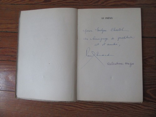 Envoi autographe paul eluard - autographe,