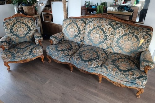 Canape fauteuils style - 2,