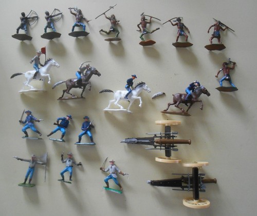 Lot figurines far west - figurines, marque