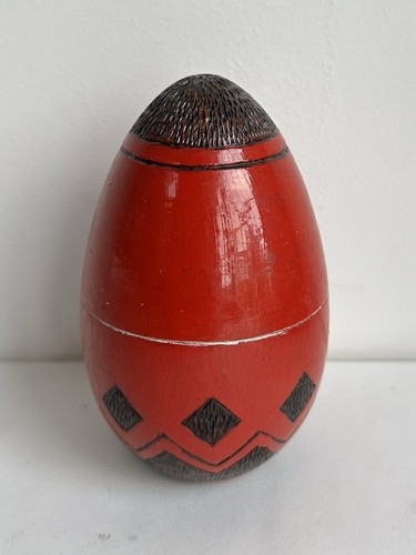 Ancienne boîte œuf art - , deco