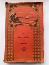 AU BORD DE L'OCEAN - EVA JOUAN - ED. ARDANT - 9 gravures rouges Bretagne 1934