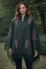 Poncho artisanal tisarnasse - poncho,