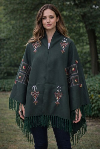Poncho artisanal tisarnasse - artisanal,