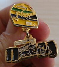 RARE PIN'S F1 FORMULA ONE CASQUE AYRTON SENNA  ROTHMANS WILLIAMS RENAULT