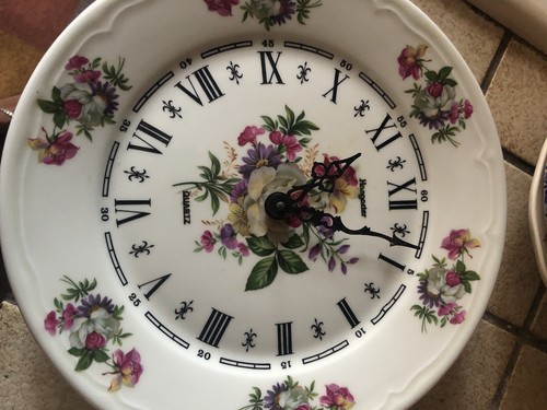 Pendule murale porcelaine