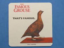 Bière Liqueur Barre dessous de Verre ~ L'Célèbres Grouse Scotch Whisky~ L'Écosse