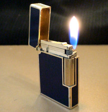 Briquet Ancien -- ST Dupont L2 - PM -- Vintage fuel Lighter Feuerzeug Accendino