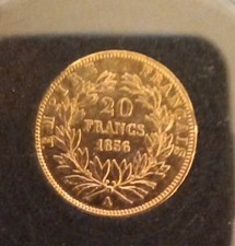 Pièce d'or Napoléon III 20