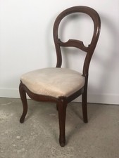 Chaise de coiffeuse ou bureau enfant époque Louis Philippe en merisier