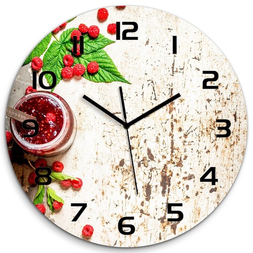 Tulup horloge murale verre - en,
