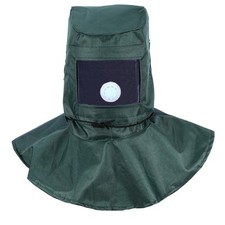 Casque de sablage industriel en toile, anti-poussière, masque épais pour le