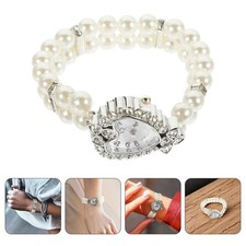  2 Pcs Montre Perle Montres À Bande Perles Bracelet Pour Femmes Vintage