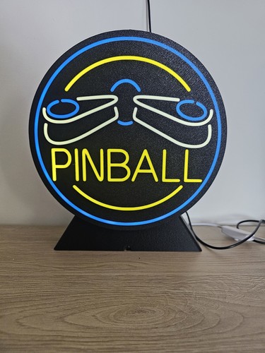 Enseigne pinball flipper - enseigne,