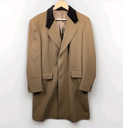 Crombie covert coat - covert, tan