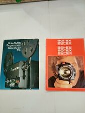 Lot 2 Catalogue caméra cinéma BOLEX projecteur sm80-1975 catalog Katalog vintage