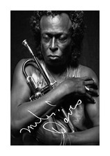 Miles Davis 3 Jazz A4 mounted
