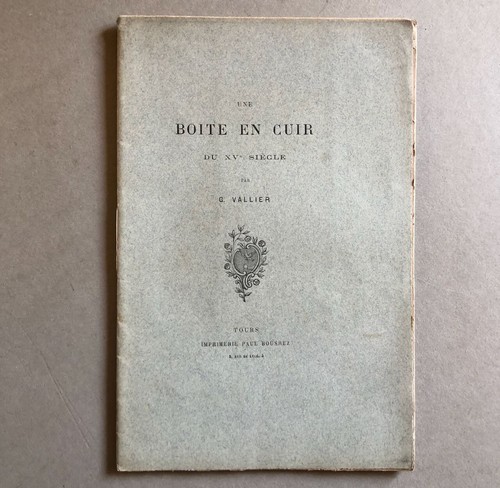 Georges vallier une boîte - —,