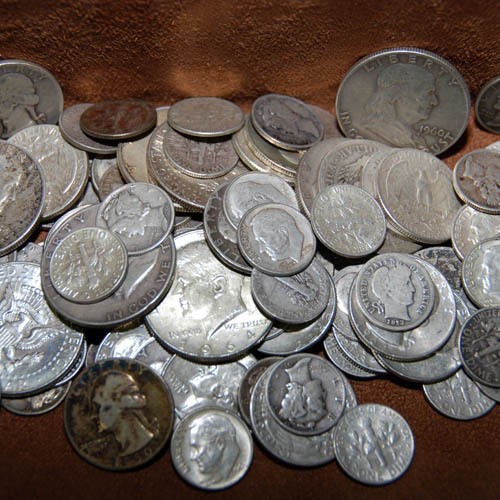 Silver 50c face usa - .50c, coins